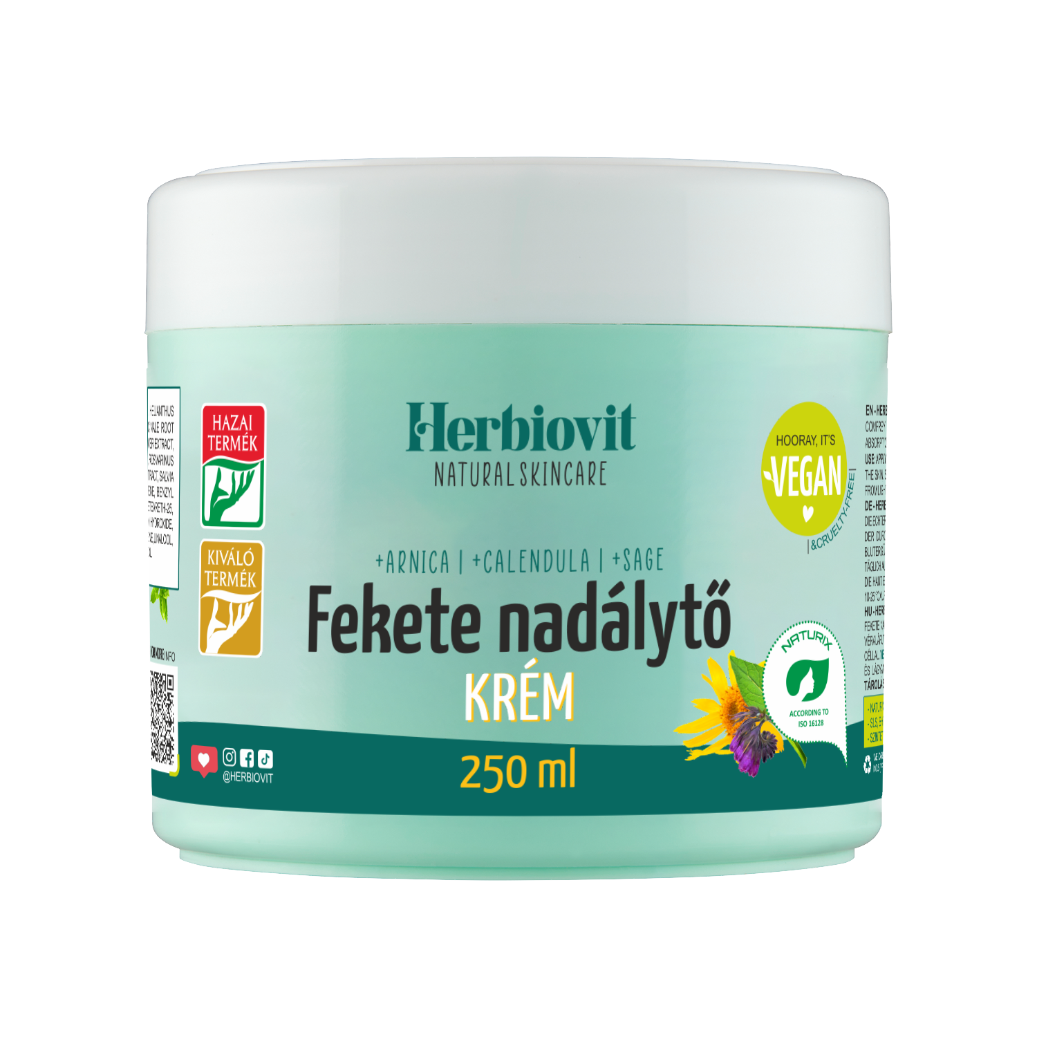 Herbiovit Fekete nadálytő krém 250ml